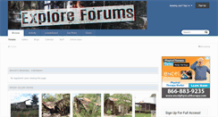 Desktop Screenshot of exploreforums.com