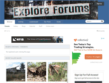 Tablet Screenshot of exploreforums.com